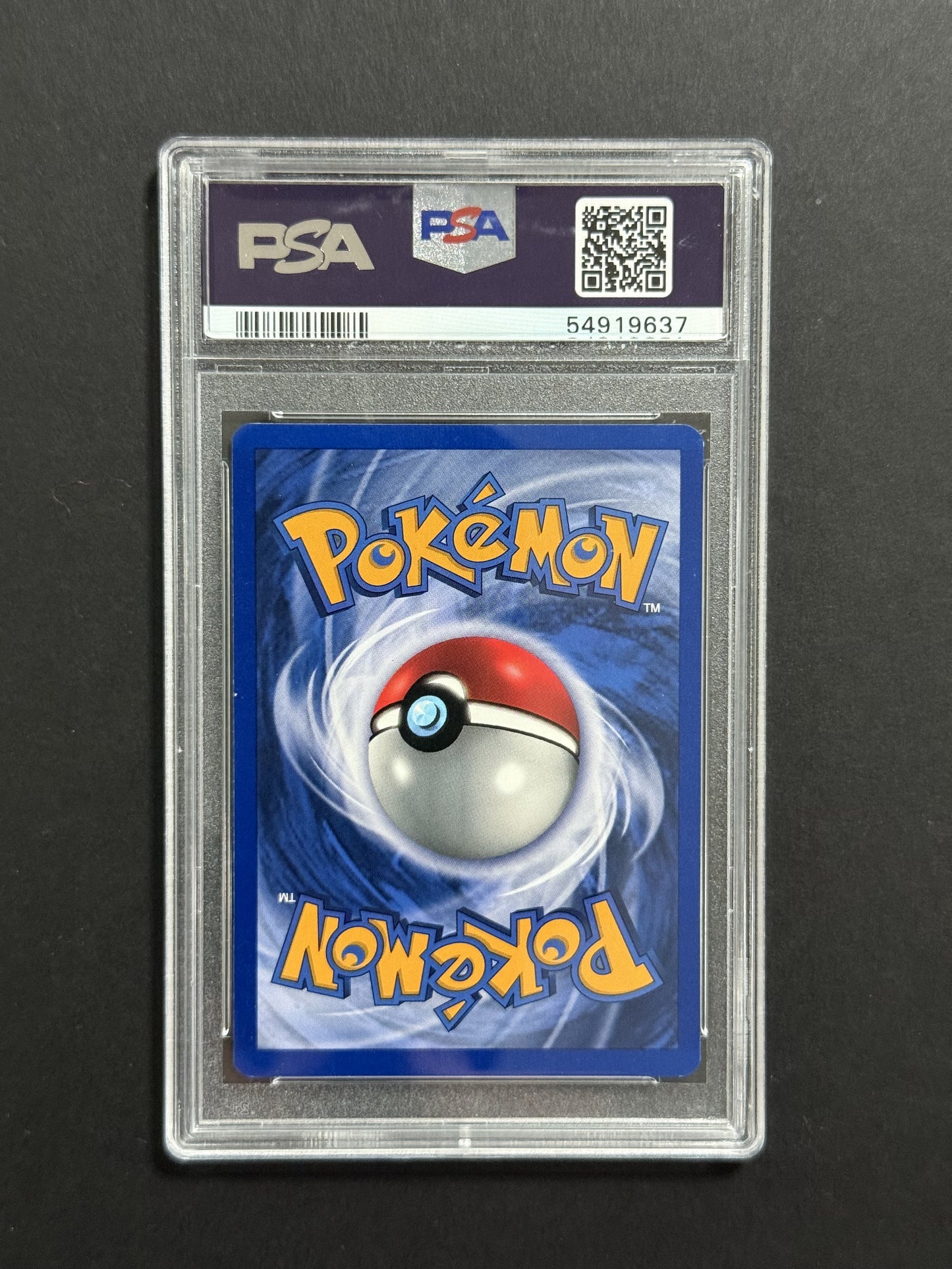 Venomoth 13/64 PSA 8 graded Pokémon card back