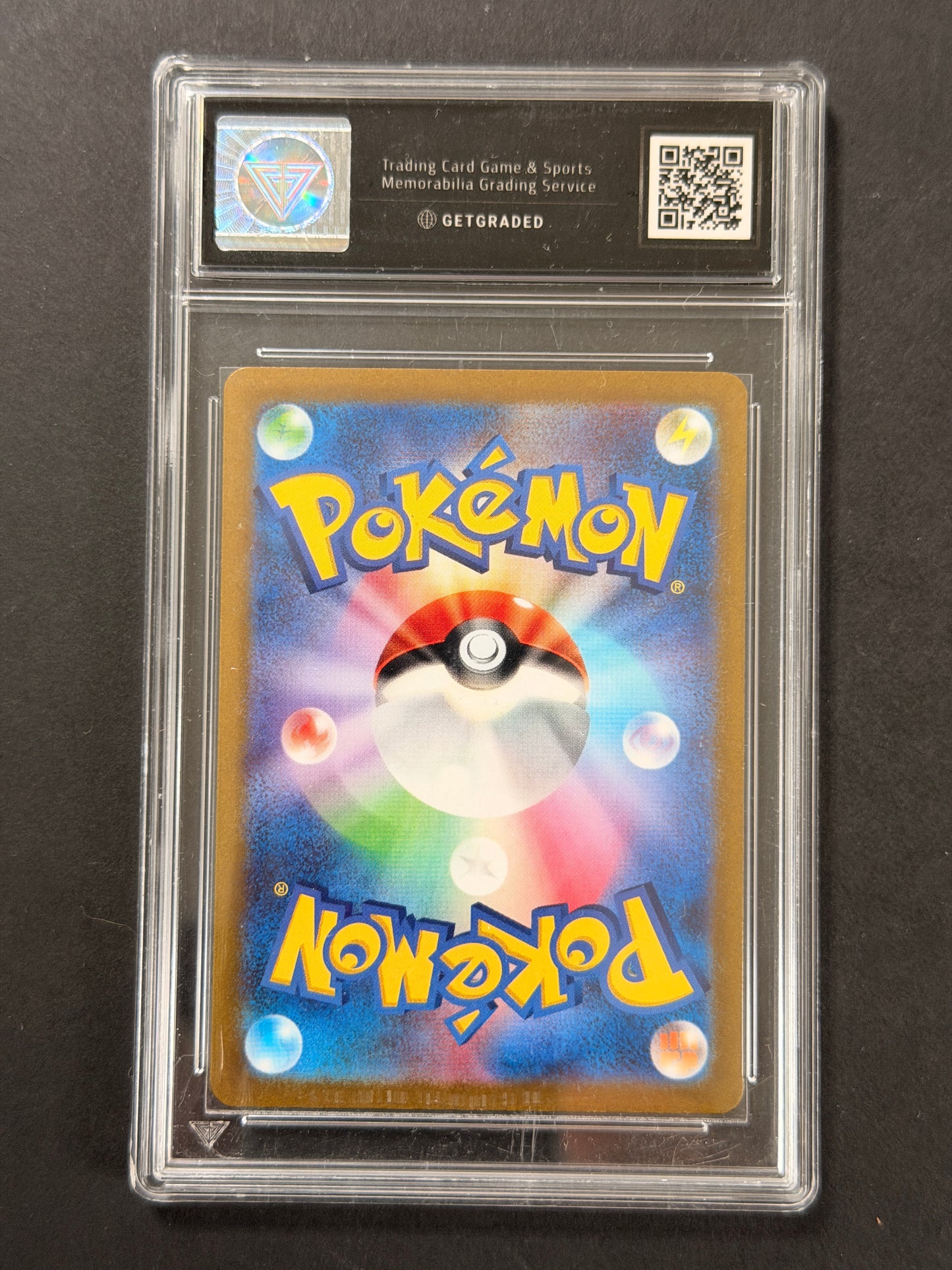 Dedenne ex 089/073 GetGraded 10 graded Pokémon card back