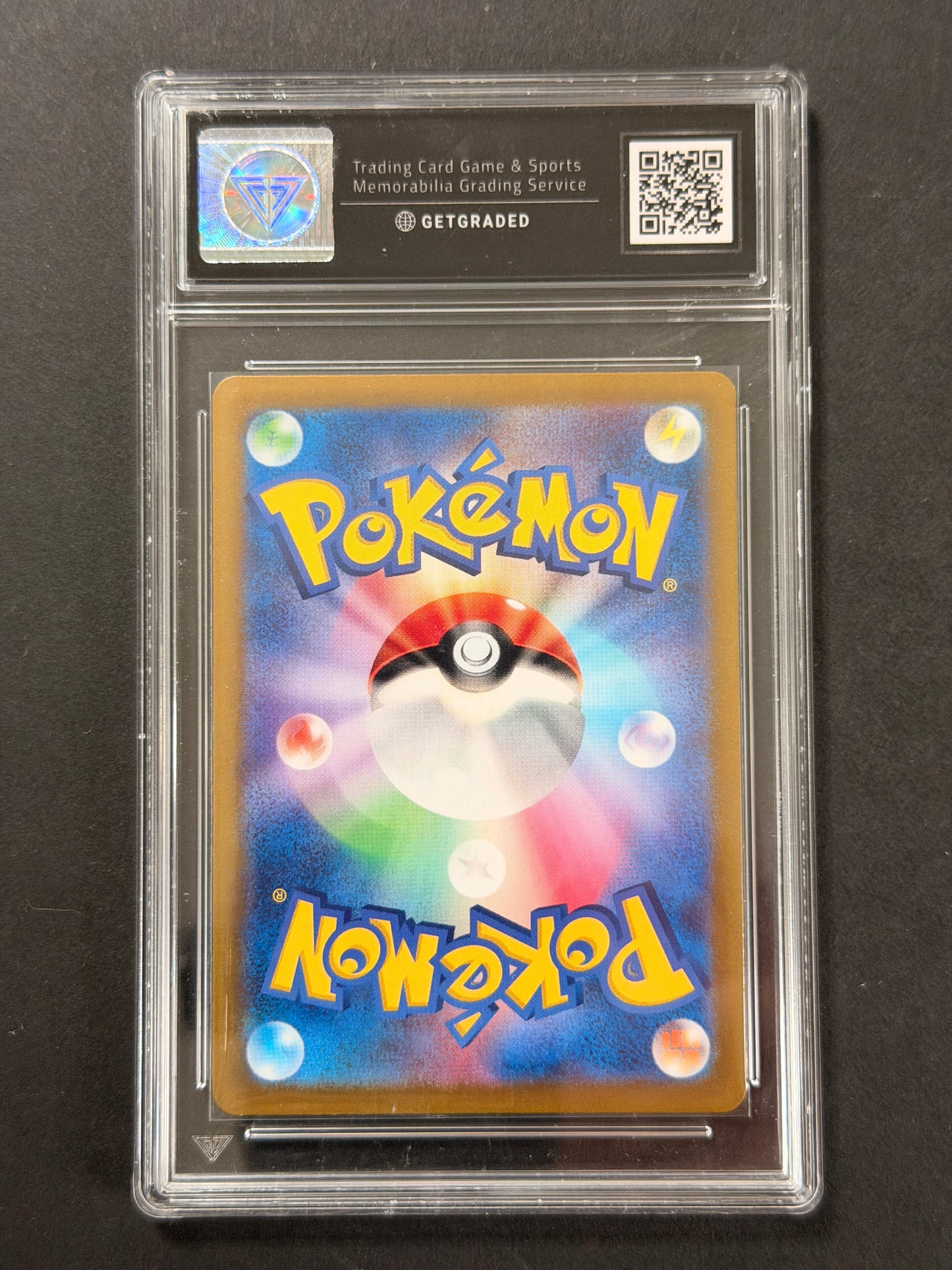 Maractus 101/100 GetGraded 10 graded Pokémon card back
