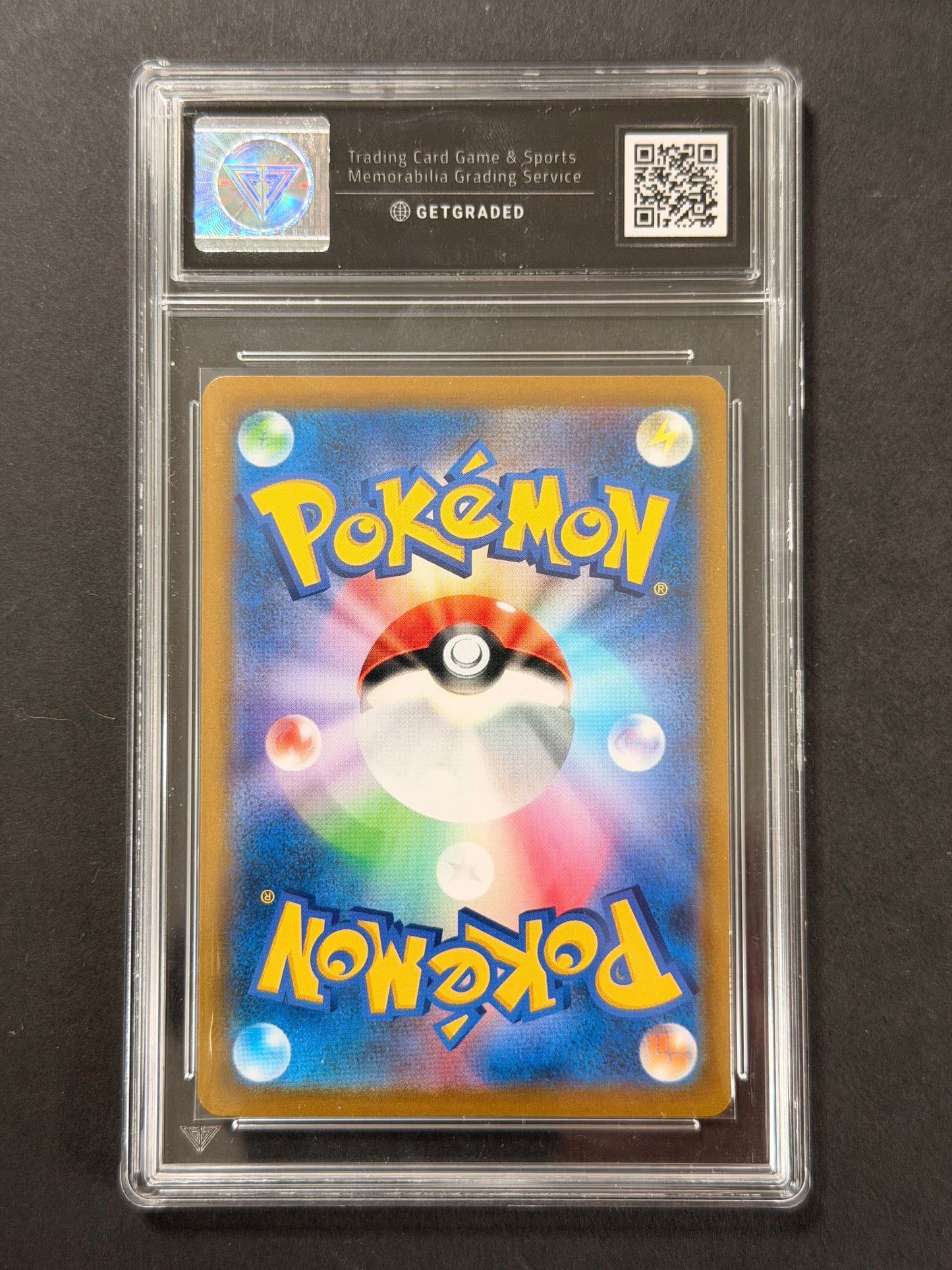Umbreon VMAX 101/184 GetGraded 9 graded Pokémon card back