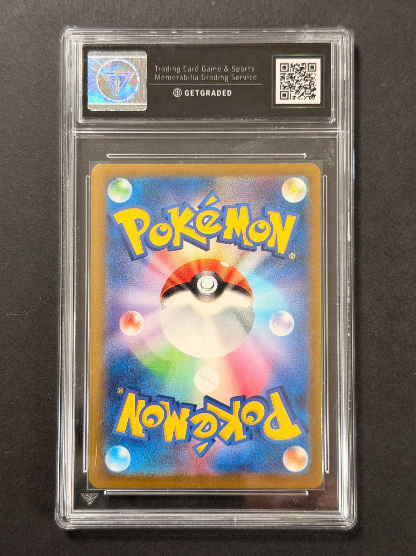 Pidgey 118/108 GetGraded 9.5 graded Pokémon card back