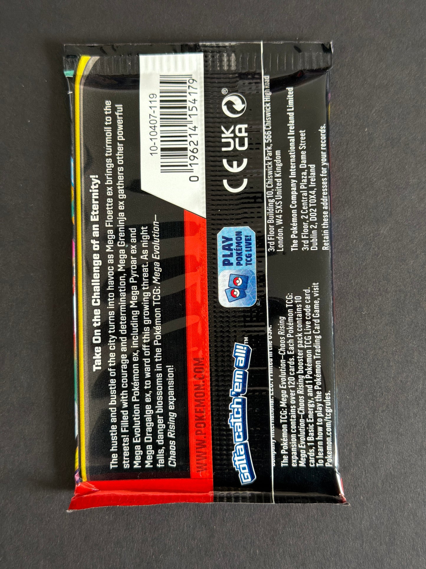 Chaos Rising Booster Pack Pokémon TCG product image 2