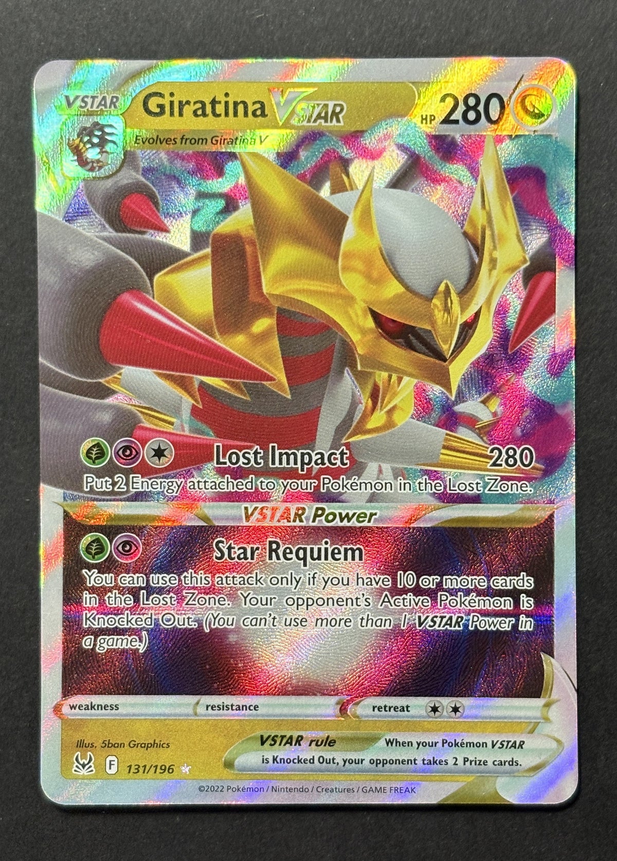 Giratina VSTAR #131/196 – Lost Origin (English)