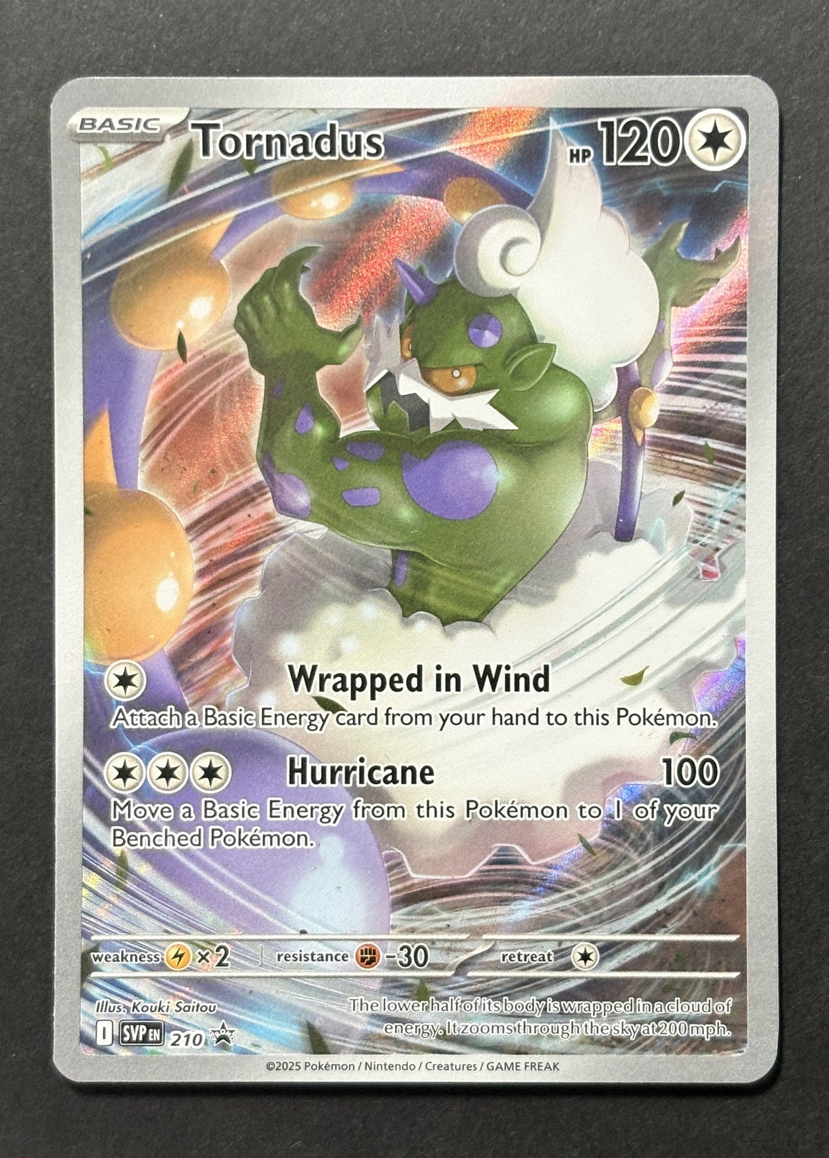 Tornadus #210 – Scarlet & Violet Black Star Promos (English)