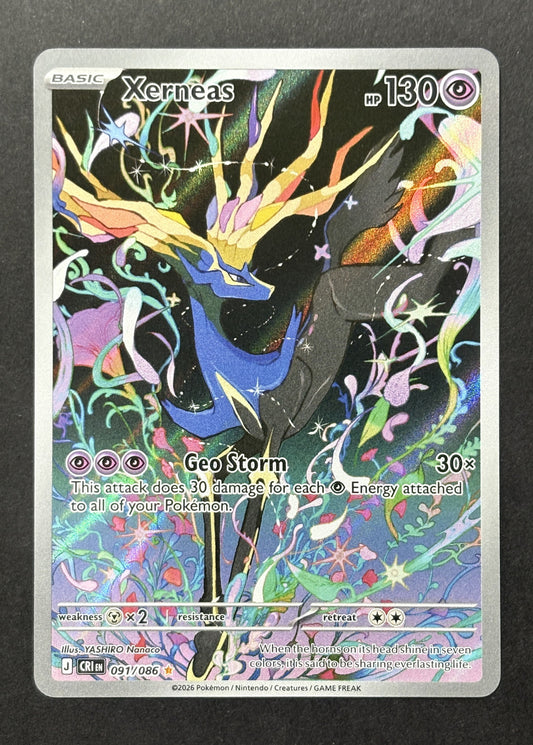 Xerneas #091/086 – Mega Evolution—Chaos Rising (English)
