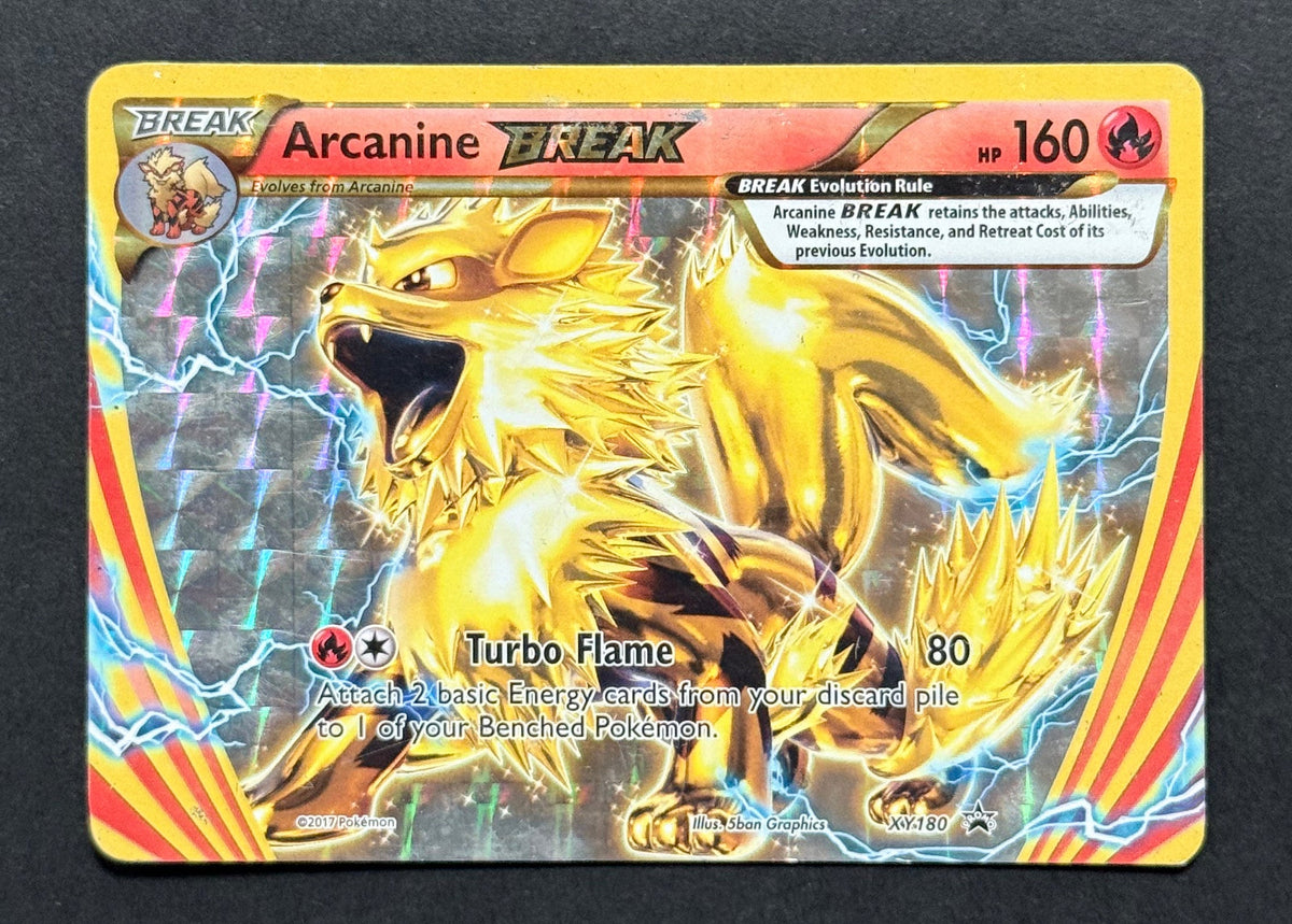 Arcanine BREAK #XY180 – XY Black Star Promos (English)