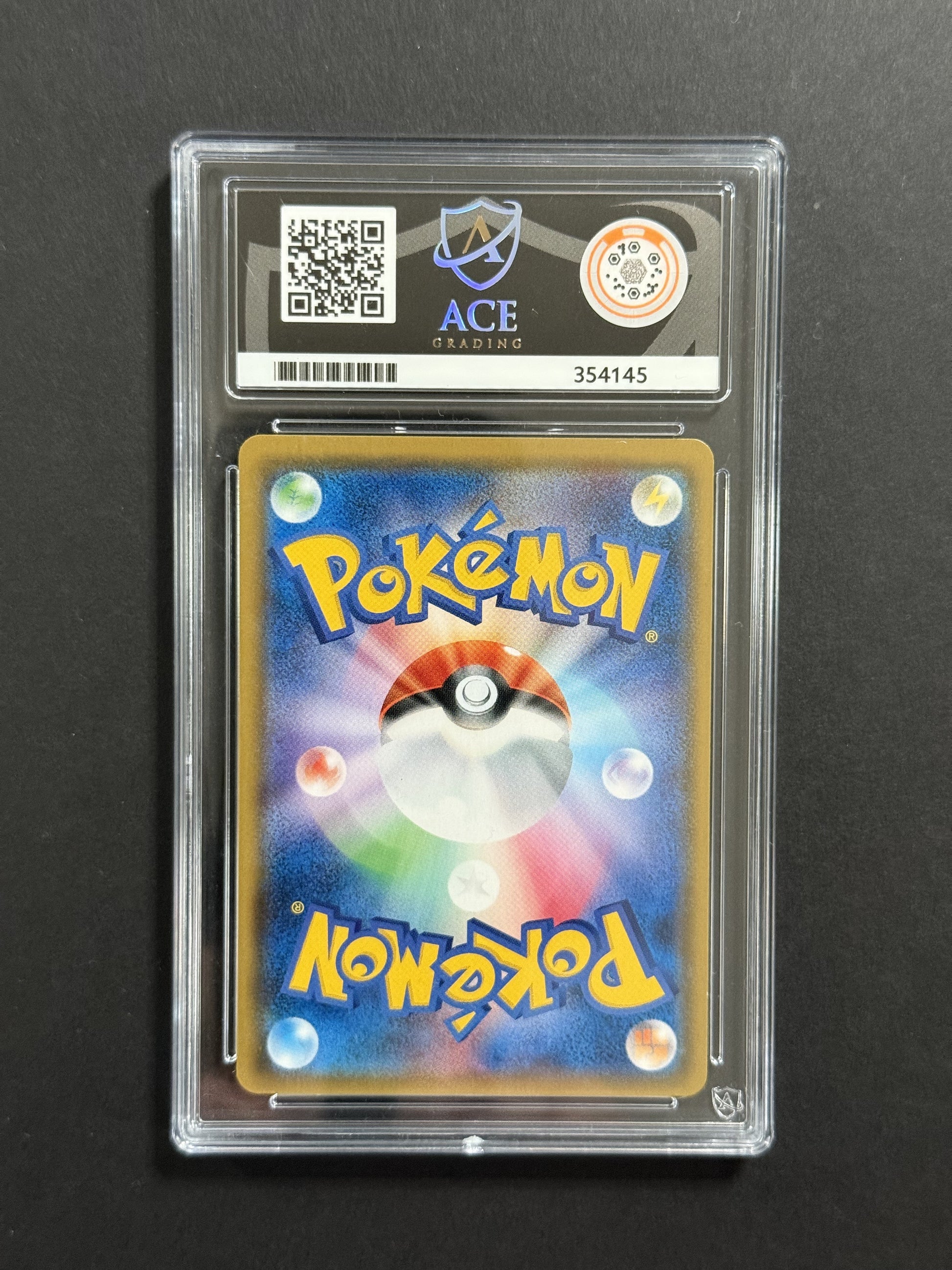 Palkia GX 051/050 ACE 9 graded Pokémon card back