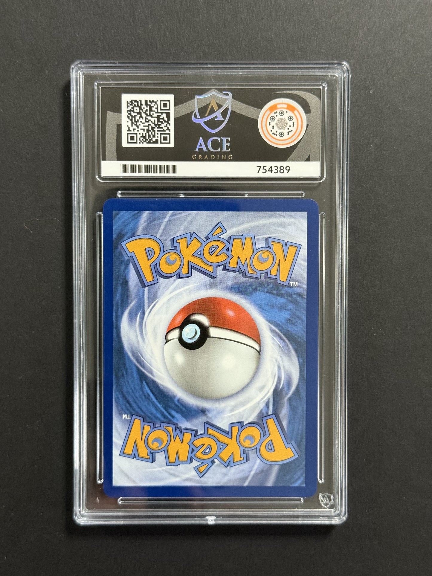 Meowth 106/094 ACE 10 graded Pokémon card back