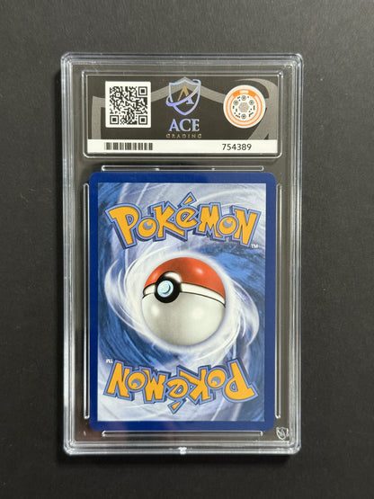 Meowth 106/094 ACE 10 graded Pokémon card back