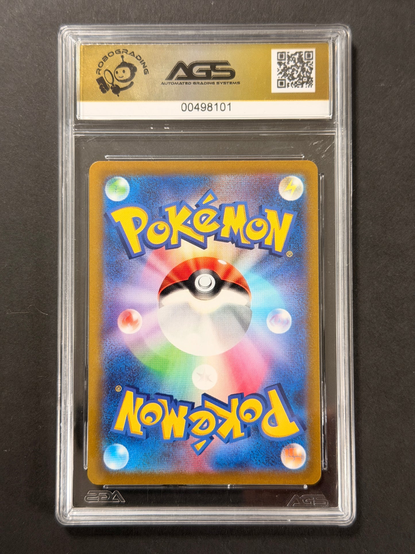 Oricorio 176/172 AGS 9.5 graded Pokémon card back