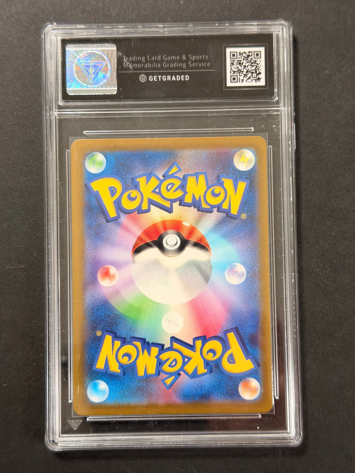 Pidgey 118/108 GetGraded 9.5 graded Pokémon card back