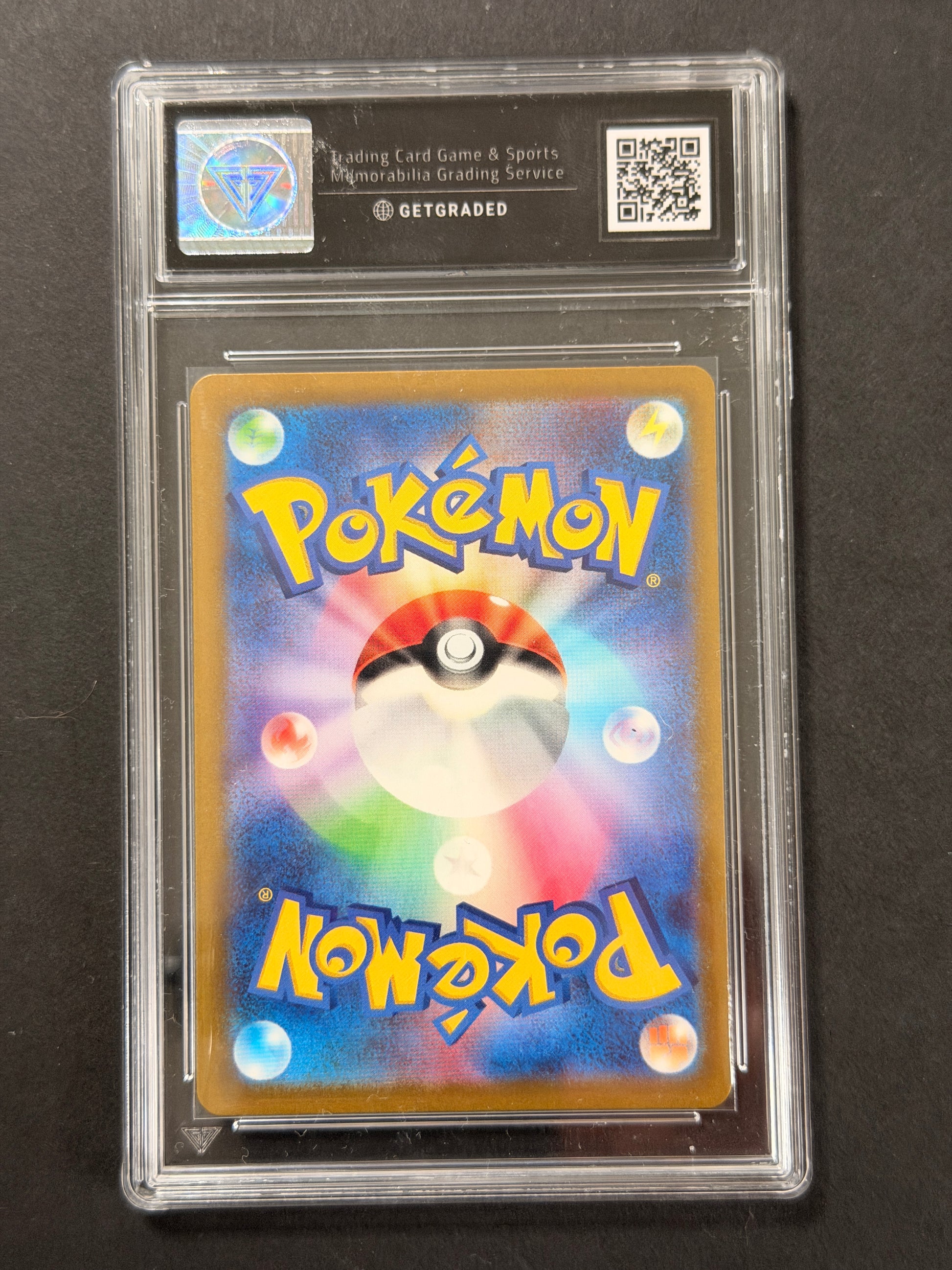 Pidgey 118/108 GetGraded 9.5 graded Pokémon card back