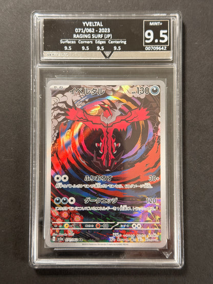 Yveltal 071/062 GetGraded 9.5 graded Pokémon card front
