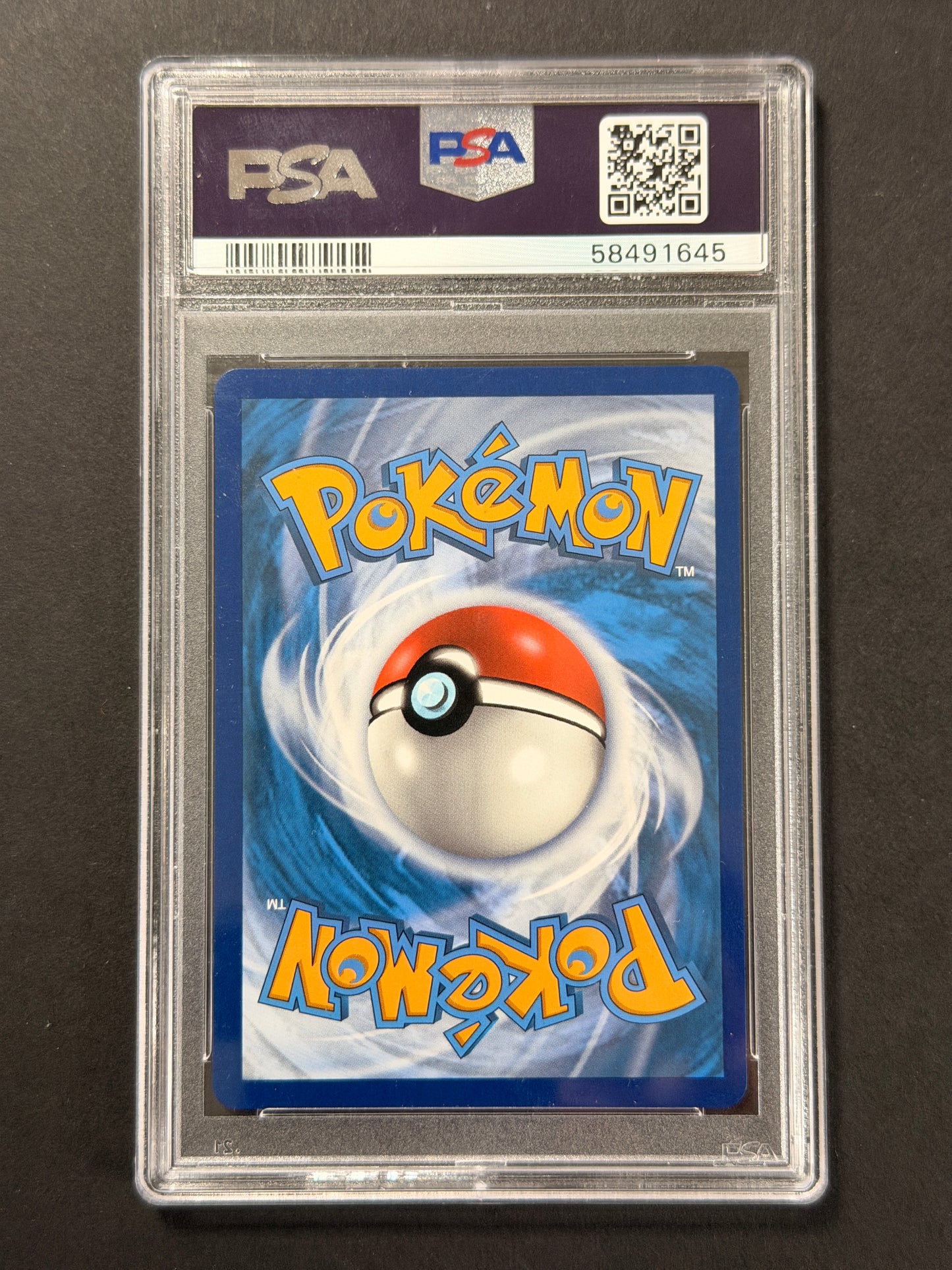 Charizard GX SM211 PSA 10 graded Pokémon card back