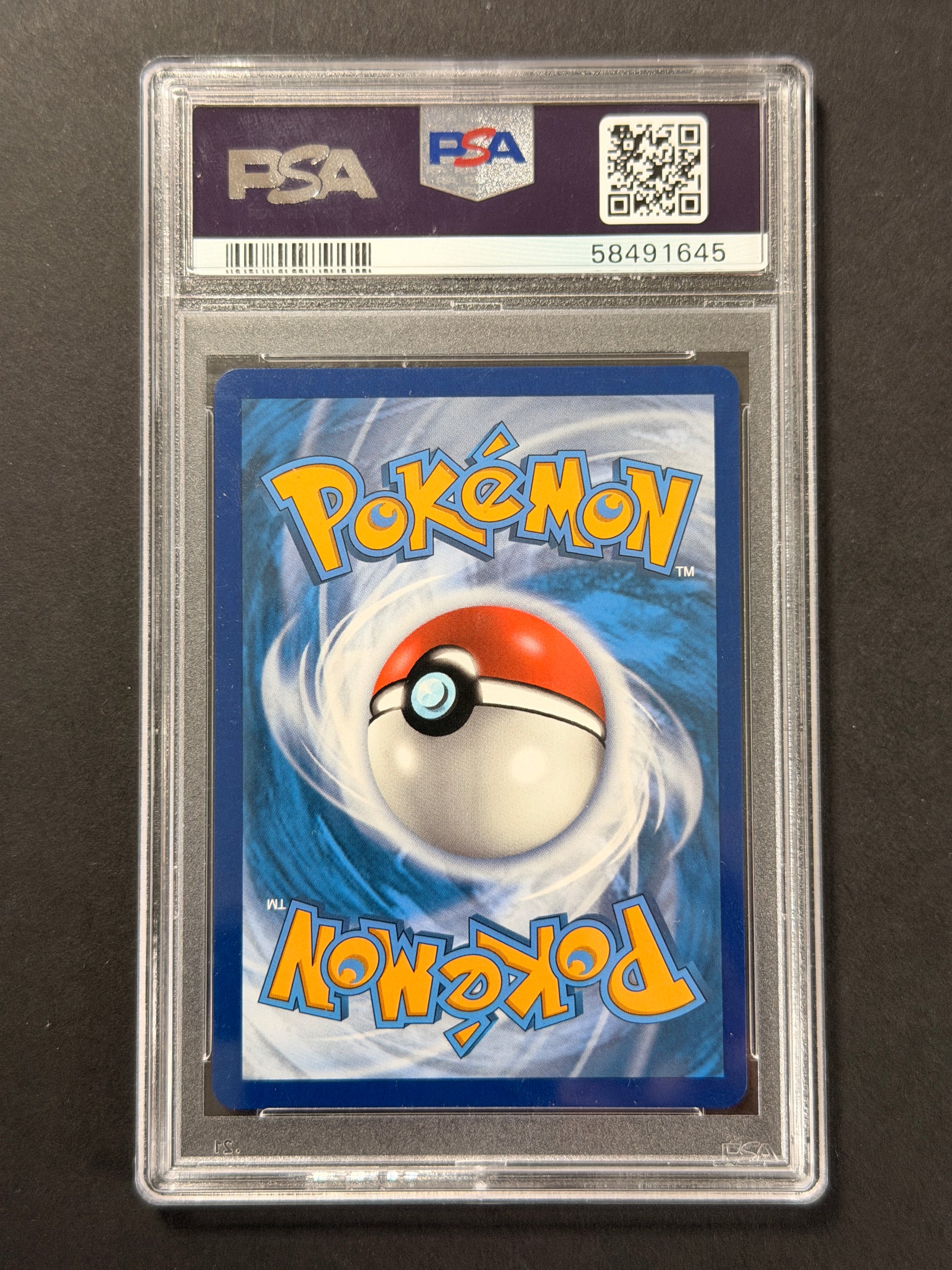 Charizard GX SM211 PSA 10 graded Pokémon card back