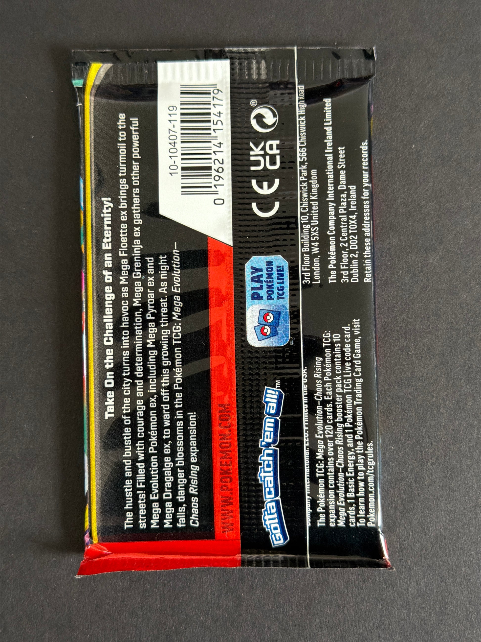 Chaos Rising Booster Pack Pokémon TCG product image 2