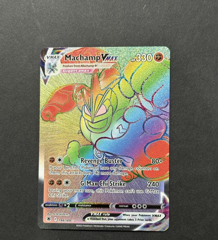 Machamp VMAX 194/189 Astral Radiance English Pokémon card front