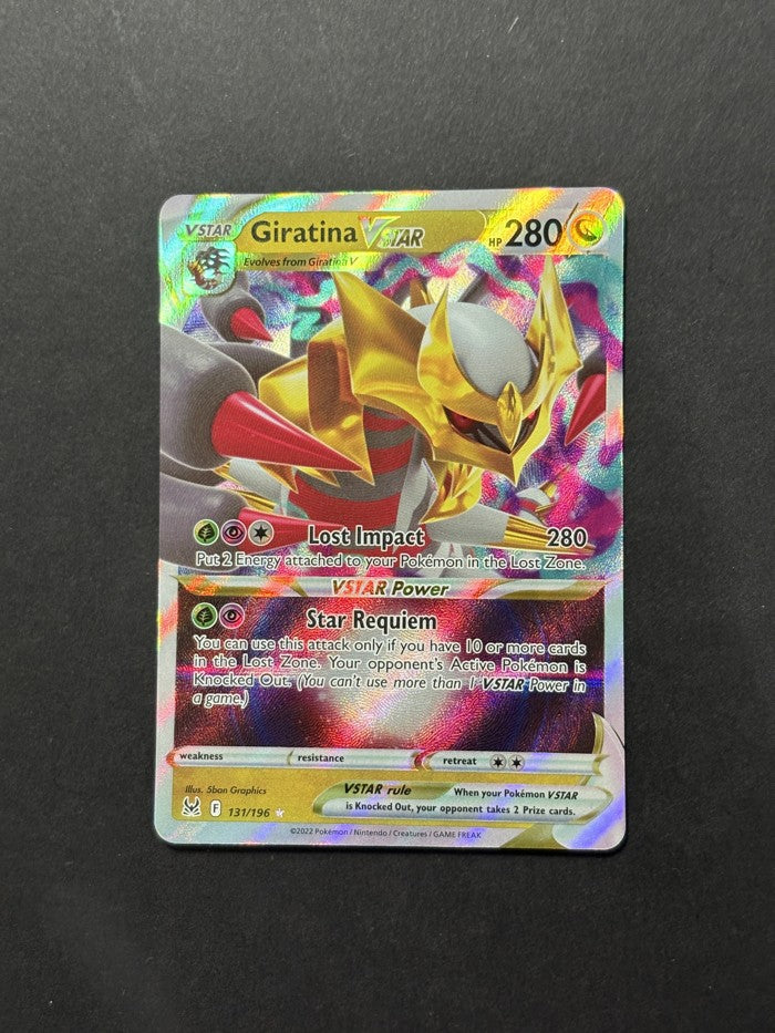 Giratina VSTAR 131/196 Lost Origin English Pokémon card front
