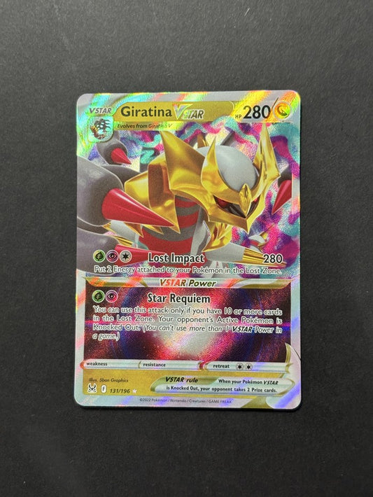 Giratina VSTAR 131/196 Lost Origin English Pokémon card front
