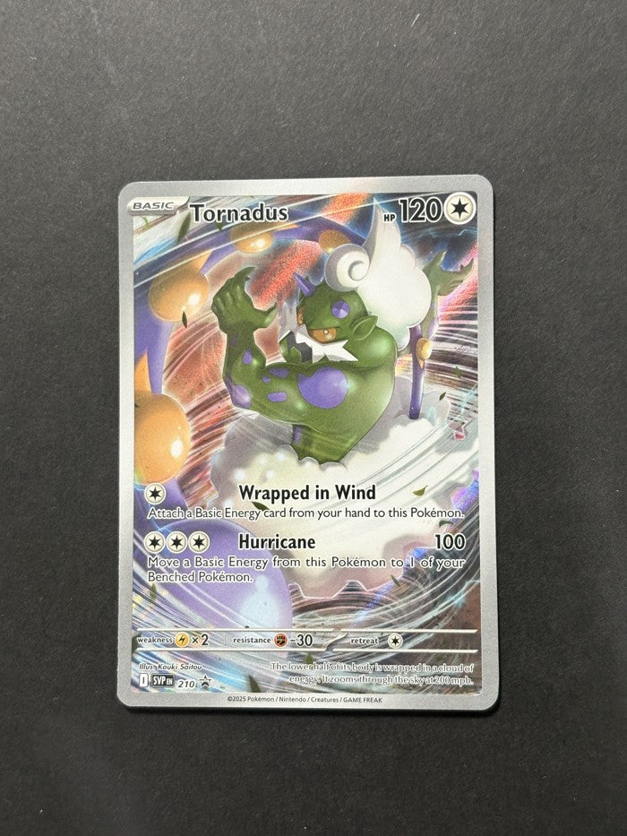 Tornadus 210 Scarlet & Violet Black Star Promos English Pokémon card front
