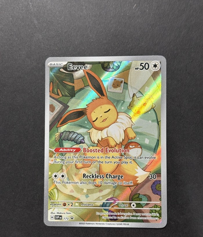 Eevee 173 Scarlet & Violet Black Star Promos English Pokémon card front