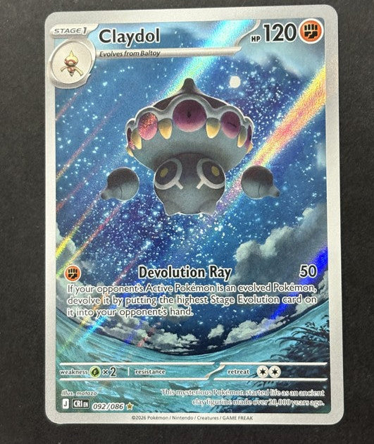 Claydol 092/086 Mega Evolution—Chaos Rising English Pokémon card front