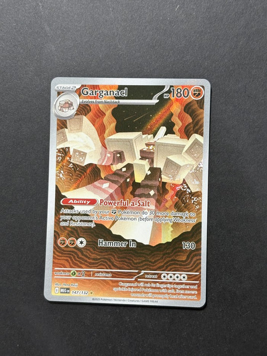 Garganacl 147/132 Mega Evolution English Pokémon card front