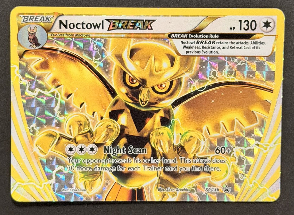 Noctowl BREAK XY136 XY Black Star Promos English Pokémon card front